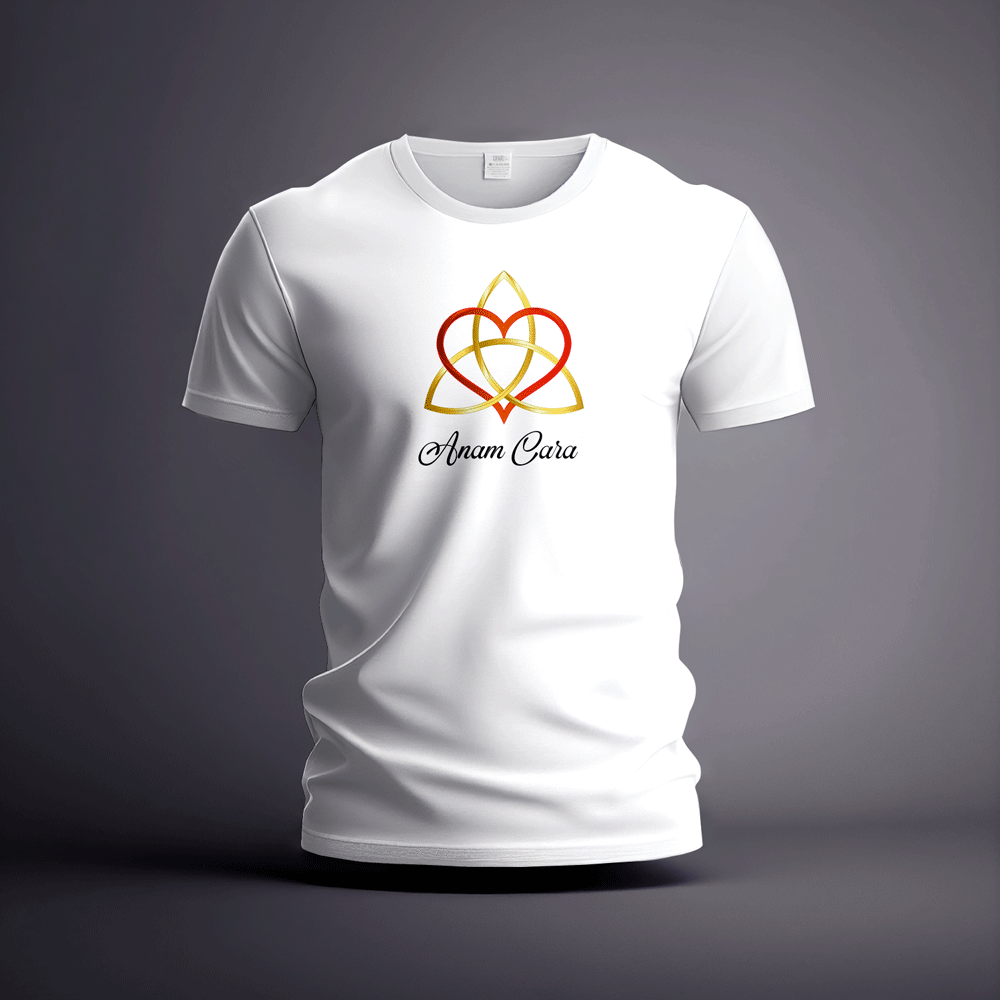 CraicTee-Anam Cara" Celtic Heart Graphic Tee – 100% Cotton, Vivid DTF Print - Image 7